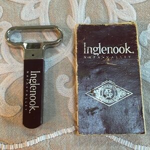 Rare Vintage 80s Inglenook Napa Valley Cork Puller Wine Opener and Box